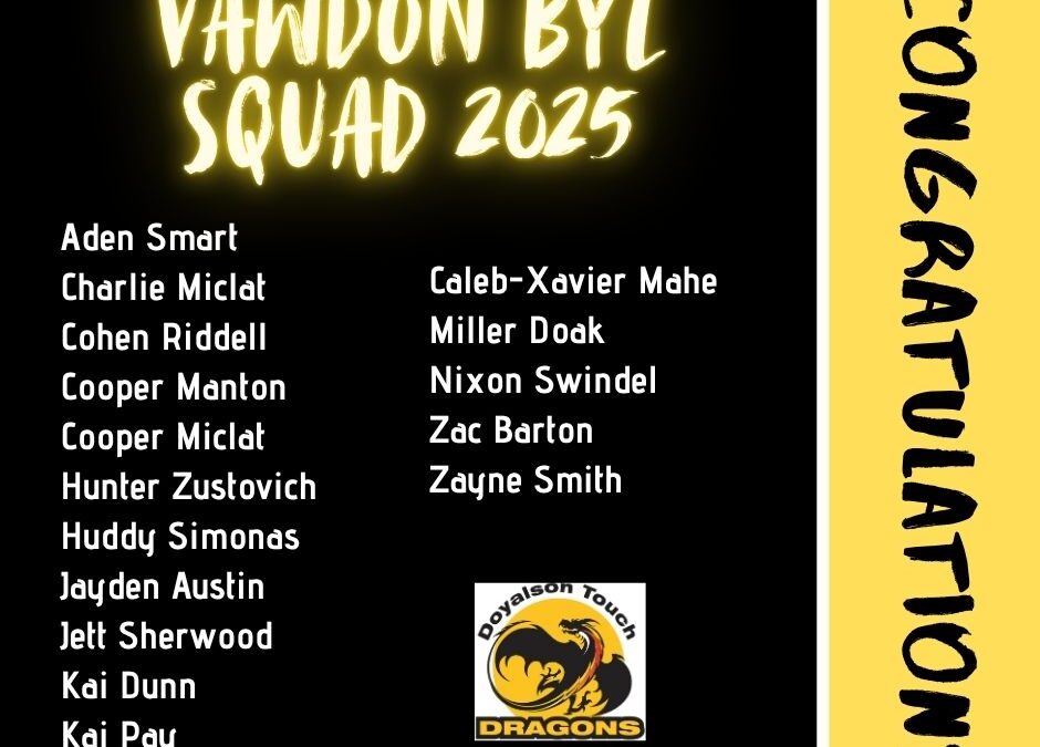 Vawdon Cup Boy Youth League Squad 2025